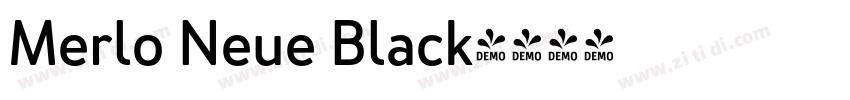 Merlo Neue Black字体转换